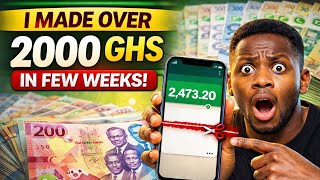I made over 2000 GHS in few weeks 
