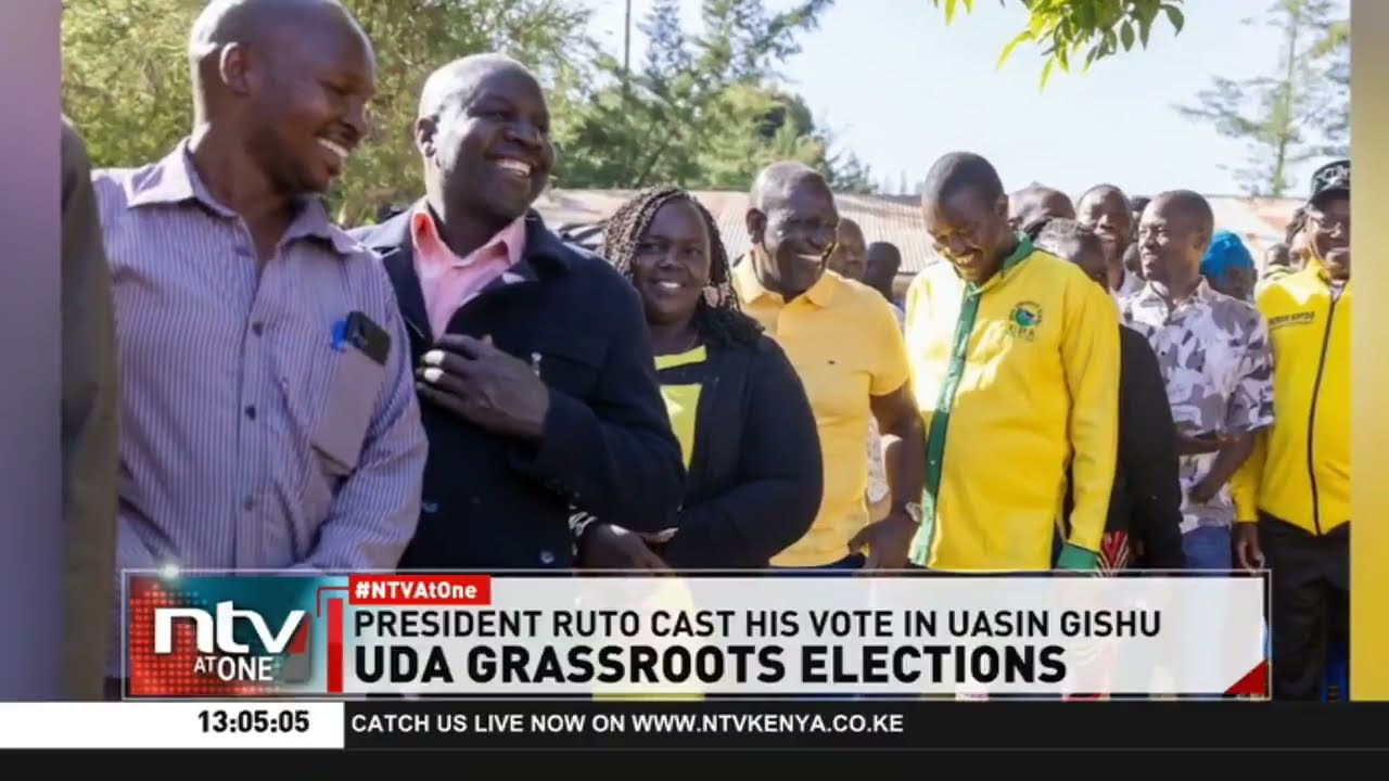 President Ruto casts his vote at Koilel Primary School in UDA Party grassroots elections