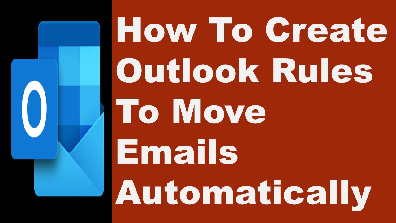 How To Create A Rule In Outlook To Always Move Emails From Inbox To Specific Folders | Outlook Tips