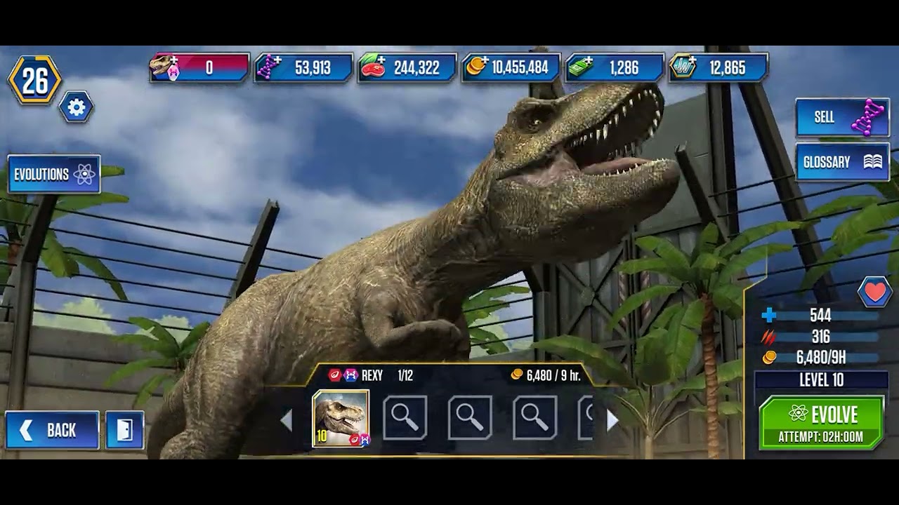 Jurassic world the game(mohon maaf ga kedengeran suara ku) :)