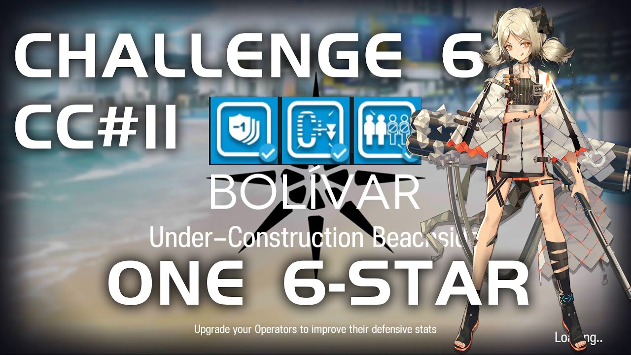 CC#11 Under-Construction Beachside Challenge Mission 6 | Low End Squad | Fake Waves |【Arknights】