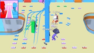 Bridge Race (IOS, Android) NEW UPDATE Gameplay All Levels (Level 36-37) screenshot 5