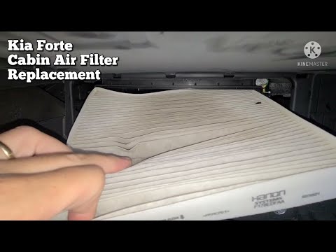 2021 kia forte cabin air filter replacement - YouTube