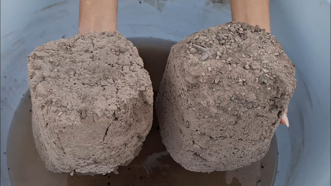 ASMR Black gritty charcoal water crumbling edits short satisfying