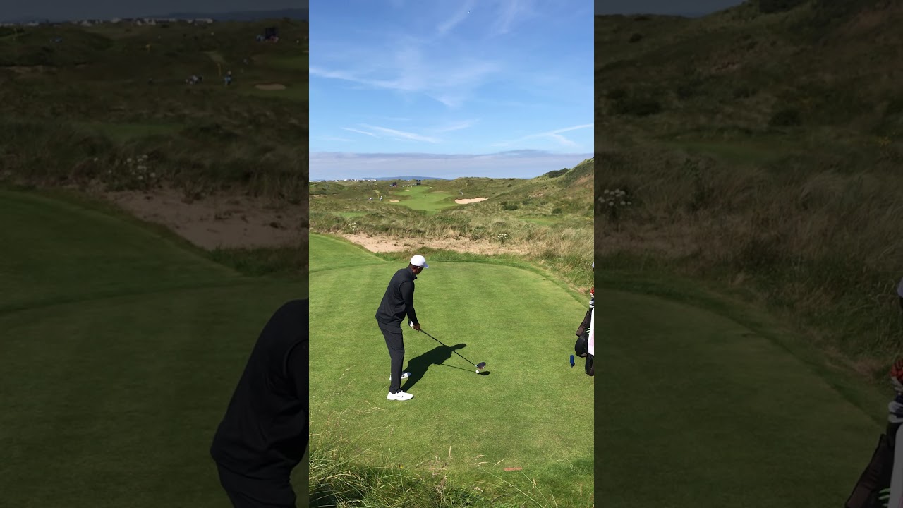 Tiger woods Royal Portrush 2019