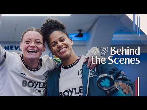 Martinez & Hanshaw Secure Away Win! | Leicester City Women 1-2 West Ham Women | Behind the Scenes 🎥