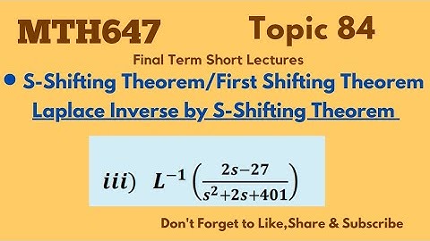 Mth647 lecture 84 || mth647 Final term Short Lectures || @LearntoNote  #LearntoNote