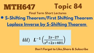 Mth647 lecture 84 || mth647 Final term Short Lectures || @LearntoNote  #LearntoNote