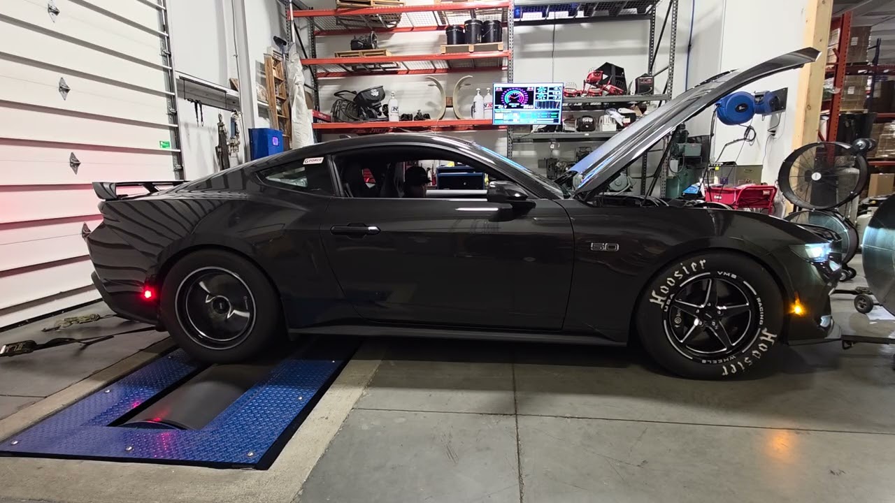 S650 Mustang 5.0 easily lays down 1,000+ hp thanks to ON3 Performances new Twin Turbo S650 kit!