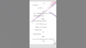 Lebesgue and measure integration paper/MSc 2nd sem/2023/pdf file link in description 👉