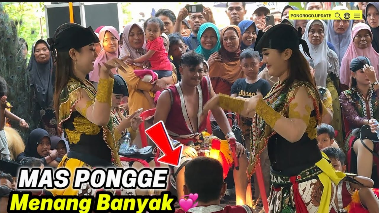 Langsung Double Jathil Cantik Revanda dan Putri Zaa💞‼️Kentong tampak Senyum ke Pongge