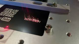 30 Watt Raycus Fiber Laser Making Metal Business Cards