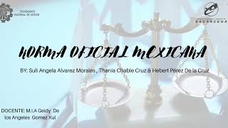 NORMAS OFICIALES MEXICANAS NOM