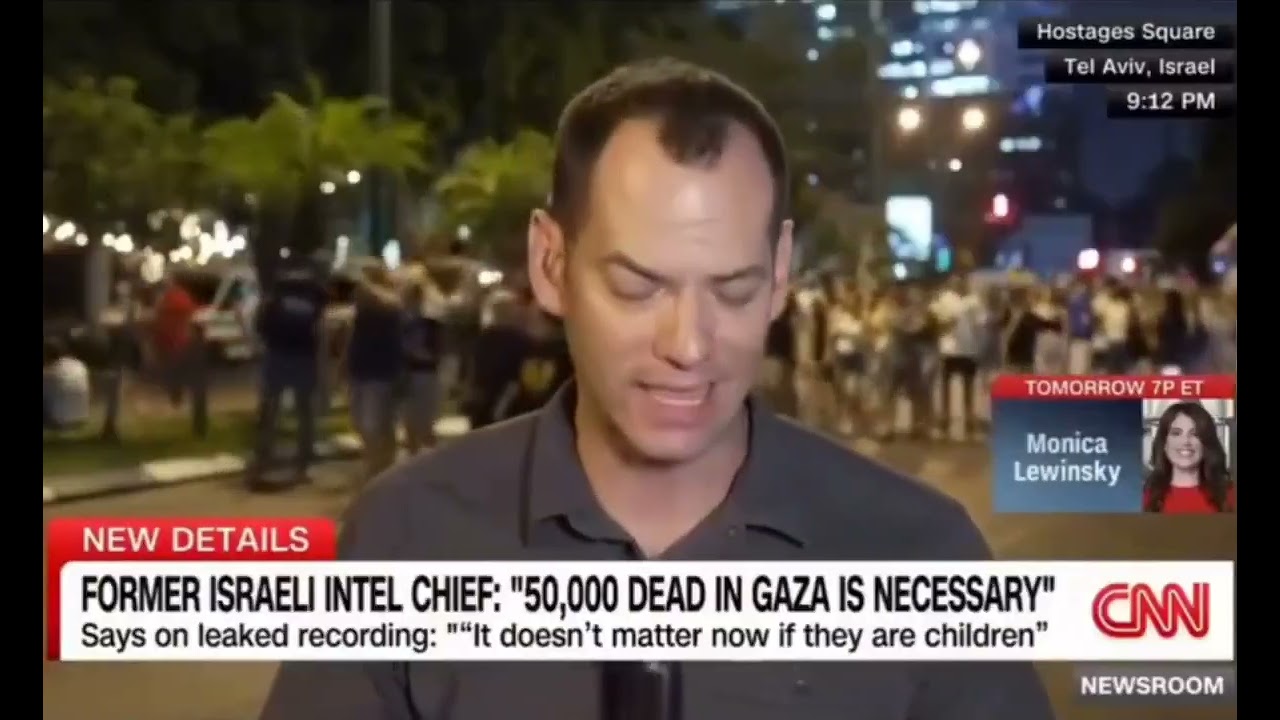head of Israeli military intelligence: 50000 children dead in Gaza necessary for future generations