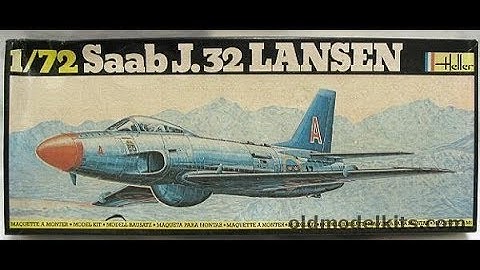 Heller JA 32 Lansen 1 72nd Scale Build Progress Video