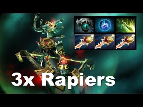 Most Useless 3 Rapier Medusa In Dota 2.