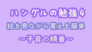 絵を見ながら覚える単語(子音の順番)