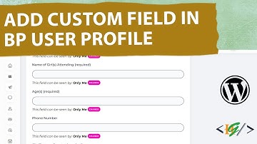 How to Add Custom Profile Fields to BuddyPress User Profile in WordPress