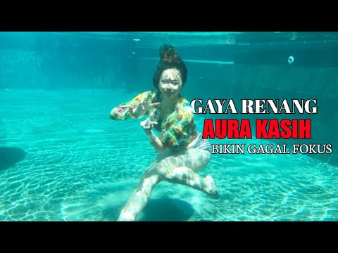 video aura kasih berenang bikin gagal fokus warganet