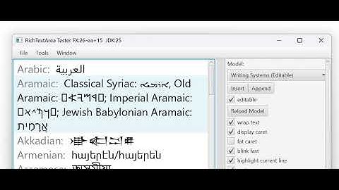 Wrong caret positioning in RichTextArea when mixing RTL & LTR text on the same line