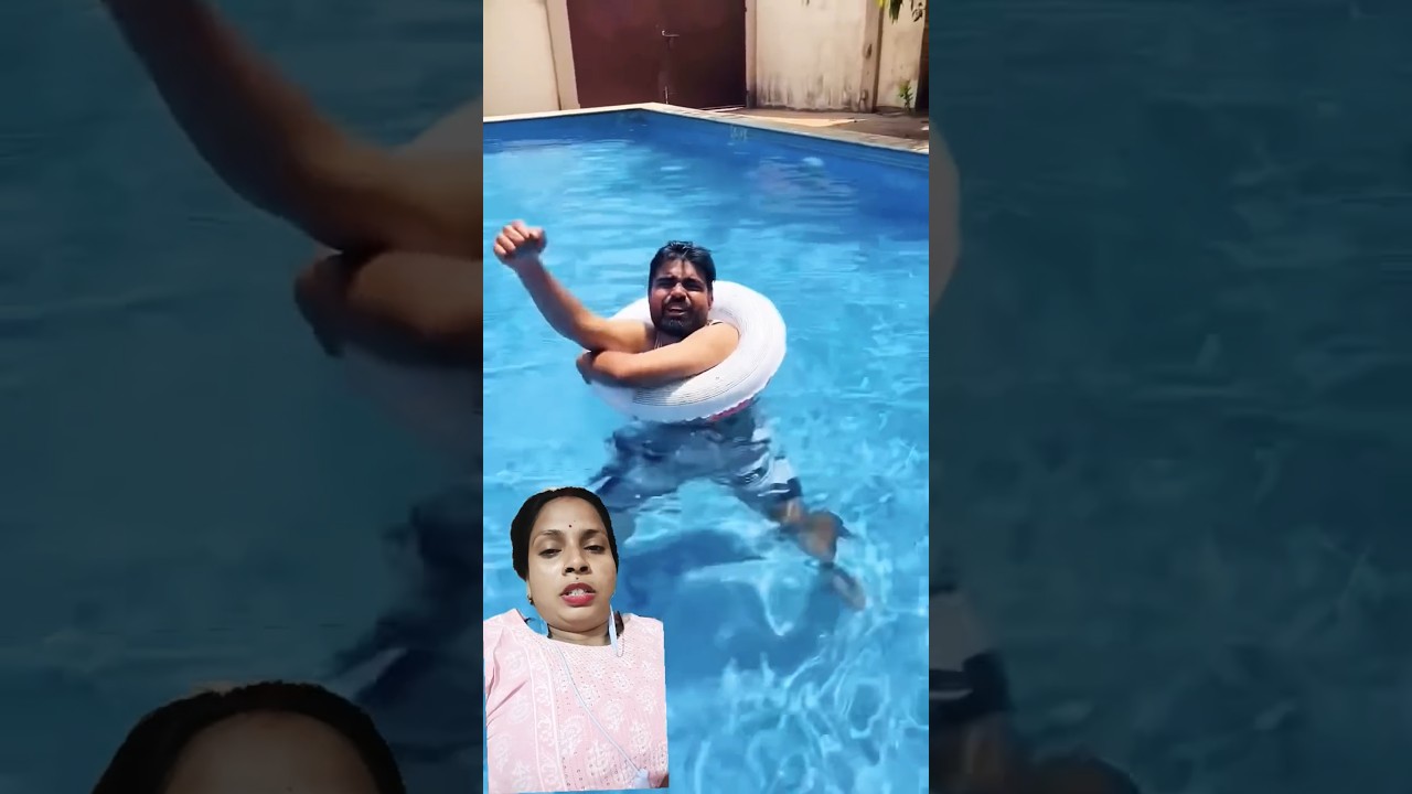 swimming pool mein Main fas Gaya #funny #comedy #ytshorts #shorts #youtubeshorts #youtube