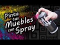 Cómo pintar muebles de MDF con pintura en Spray - Pintar con SPRAY - AEROSOL - Sellar bordes del MDF