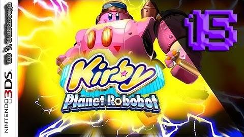 Kirby: Planet Robobot - 100% Walkthrough Part 15 - Level 3 - 3 (All Code Cubes, Story Mode, English)