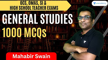 General Studies | 1000 MCQs | OCS/OMAS/SI/High School Teacher | Mahabir Swain