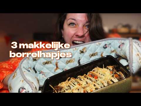 3 makkelijke borrelhapjes (voor als Oranje speelt 🇳🇱🧡)