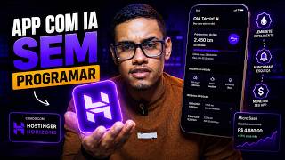 Como Criar um APP com IA Sem Programar | Hostinger Horizons