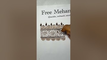 Mehandi Live Class Day 12 | Tanisha Mehandi Tutorial