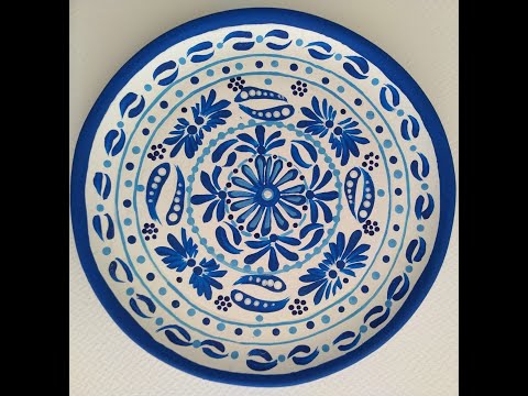 plato de talavera DIY