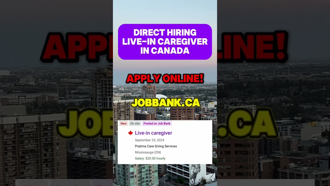 Direct Hiring Live-in Caregiver in Canada I Buhay Canada 