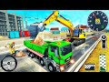 Truck tronton panjang angkut pasir kontruksi  mobil balap simulator android gameplay