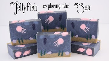 Ocean Life: Jellyfish, Seahorses, and Seaweed! Creating a Scene with Soap Dough Embeds