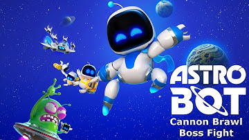 Astro Bot - Cannon Brawl Boss Fight Captain Shortfuse