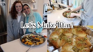 Making Iftar With My MotherInLaw! Middle Eastern Warak Nab & Warbat!
