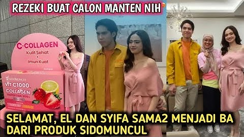 Full momen el dan syifa diacara produk sidomuncul hari ini, el dan syifa sama -sama jadi BA