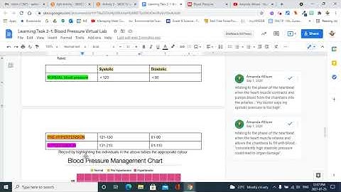 Instructional Video: Learning Task 2-1: Blood Pressure Virtual Lab