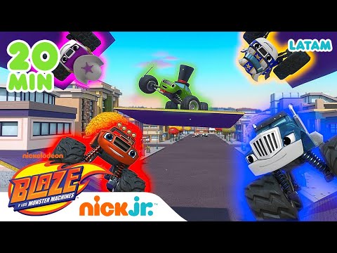 ¡20 minutos de las misiones más emocionantes! | Blaze y los Monster Machines