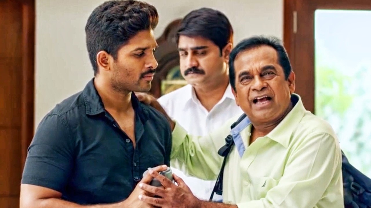 ब्रह्मानंदम Allu Arjun के घर में घुस कर उसकी ही बेइज्जती करता है | #Sarrainodu फिल्म का Comedy सीन
