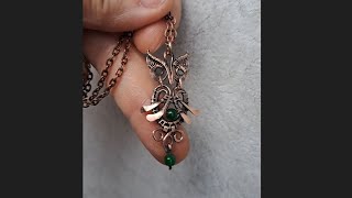 Do You Want to Transform Wire into  Unique Owl Pendant