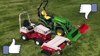 John Deere 2025R Vs. Ventrac 4500  Side by Side Tractor Comparison