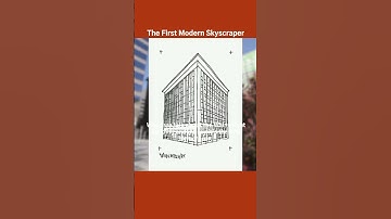 The First Modern Skyscraper #architecture #history #louissullivan