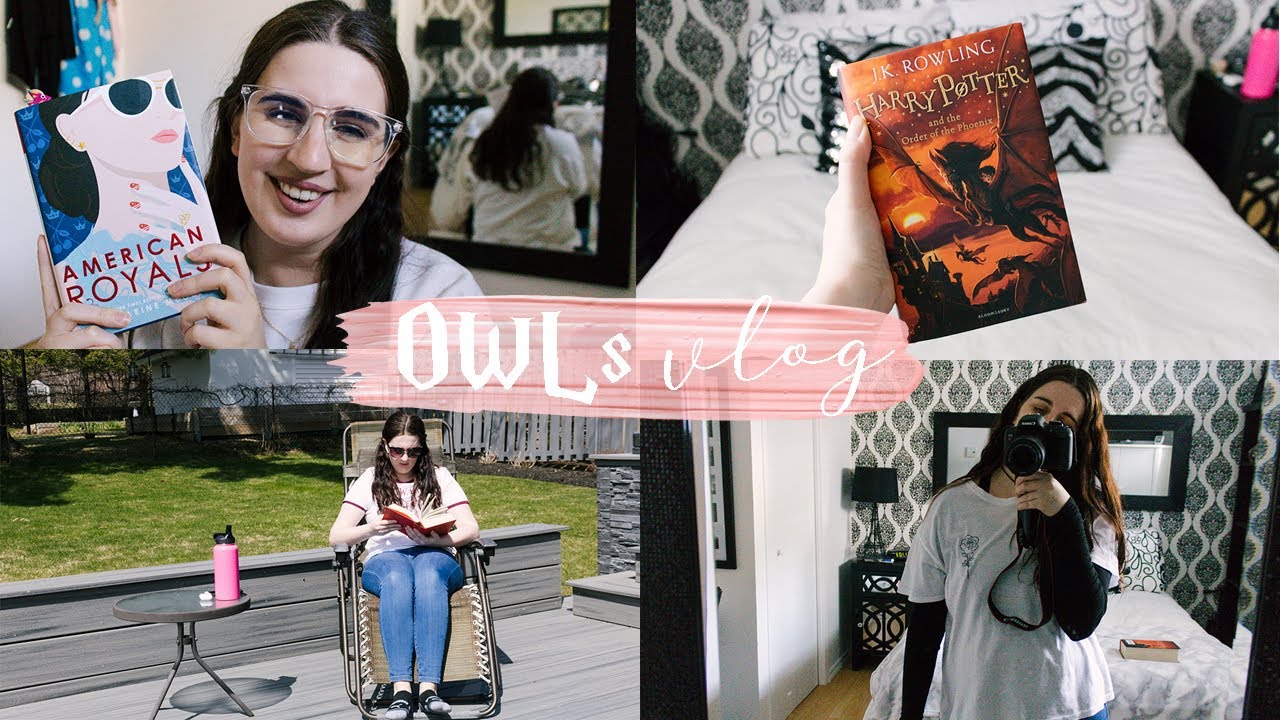 OWLs Readathon Vlog Week 4 rereading Harry Potter & the Order of the