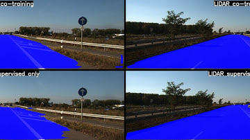 Lidar-Camera Co-Training for Road Detection: KITTI sequence 2011 10 03 0042