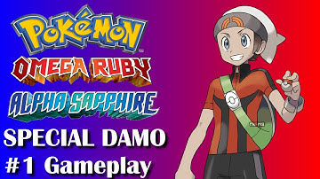 Pokemon Omega Ruby & Alpha Sapphire Special Demo - 1st Visit Gameplay Walkthrough (Mega Swampert)