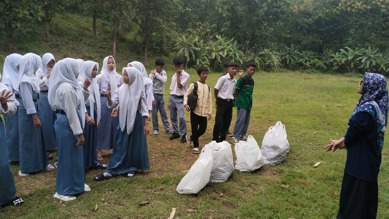 Seru banget Tadabur Alam dan Pemilihan Sampah❗#sampah #organic 