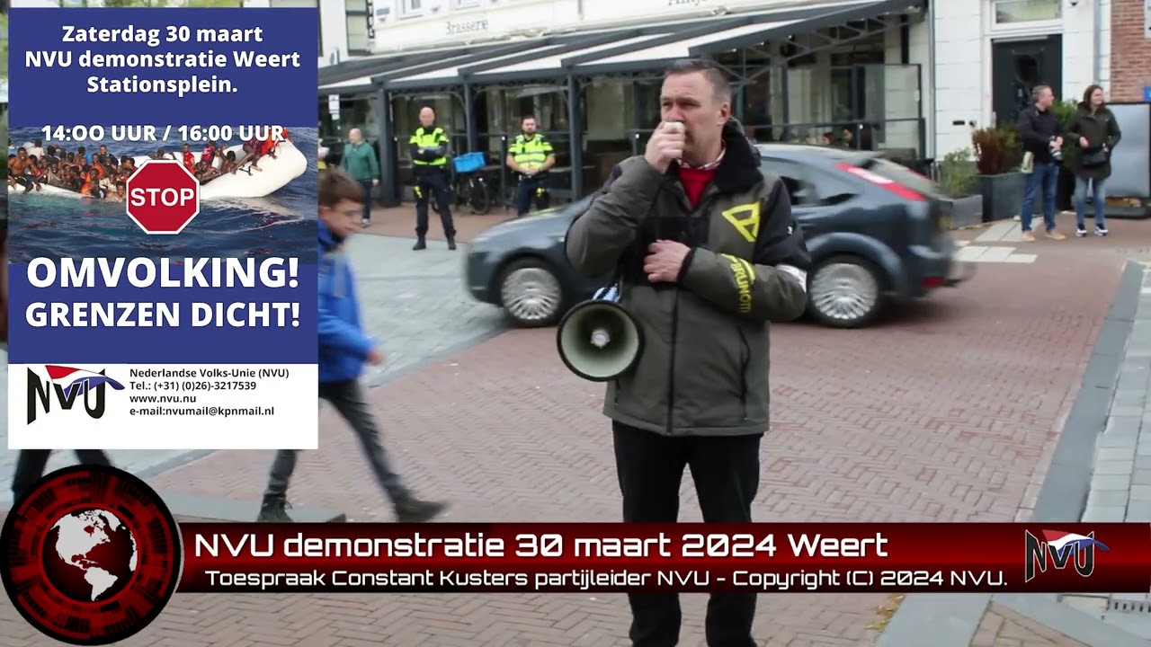 Toespraak Constant Kusters partijleider NVU 30 maart 2024 Weert.