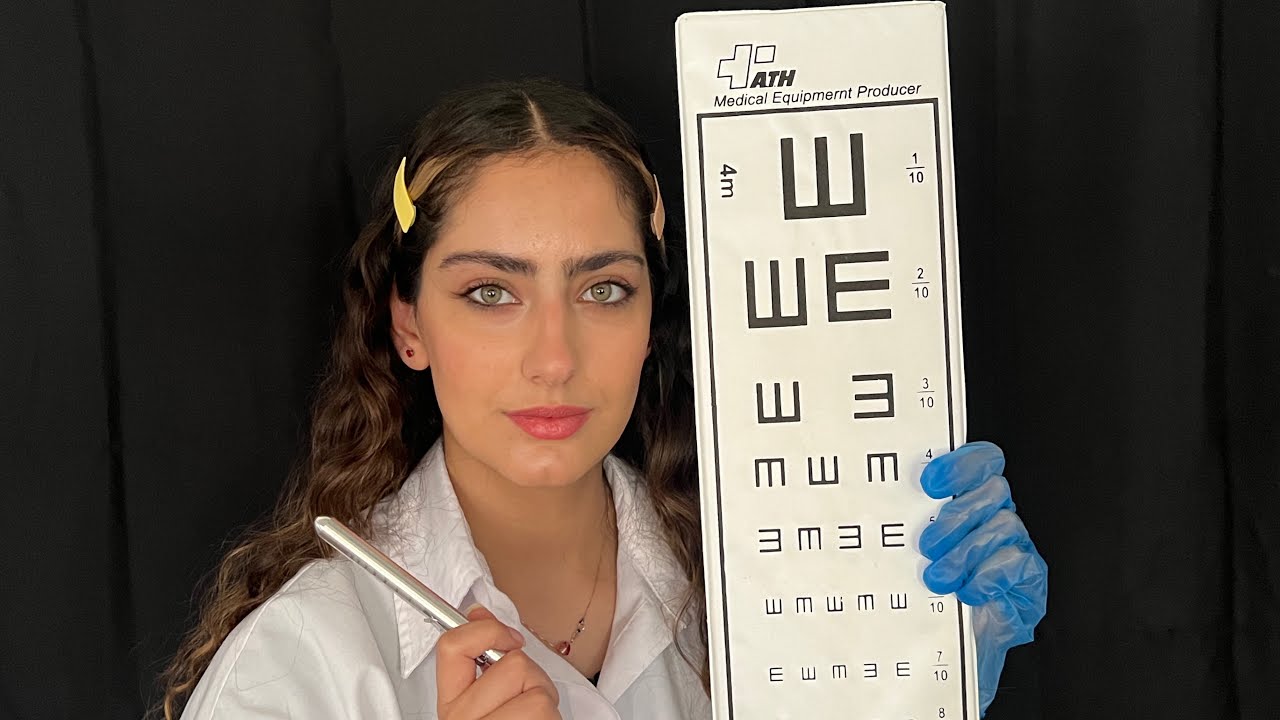 رول پلی چشم پزشک👀😎👩🏻‍⚕️🥼| ای اس ام آر فارسی🎧✨